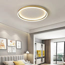 GobekUsa LED Minimalist Chandelier in Black/Golden Finish for Living Room and Bedroom