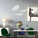 GobekUsa Acrylic Leaf Pendant Lights for Living and Dining Room