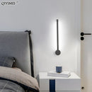 GobekUsa Black LED Wall Sconce for Living Room Bedroom Lighting