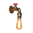 GobekUsa Industrial Water Pipe Wall Sconce for Restaurant Cafe Bar Kitchen
