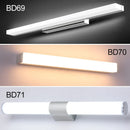 GobekUsa LED Acrylic Wall Lamp for Bathroom & Bedroom, Modern Simplicity, Anti-fog Sconces