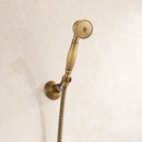 GobekUsa Brass Shower Faucet Set with 8" Rain Shower Head, Hand Shower, Hose, Valve, Bracket