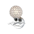 GobekUsa Crystal Wall Sconce: Retro Luxury for Living Room, Balcony, or Aisle Lighting