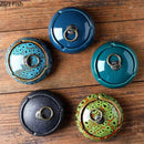 GobekUsa Glazed Porcelain Ashtray: Stylish Desk Decoration & Gift for Boyfriend