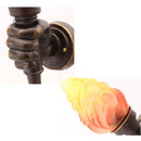 GobekUsa Creative Torch Hand Wall Lamp Outdoor Light for Garden Porch Living Room