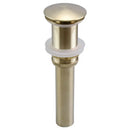 GobekUsa Brushed Gold Pop-Up Drain Stopper for Bathroom Sink Vessel Vanity