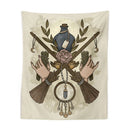 GobekUsa Baphomet Tarot Witchcraft Tapestry: Mysterious Occult Moon Wall Decor