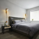 GobekUsa Gold LED Wall Lamp with Dimming Switch - Creative Design for Bedroom and Hallway