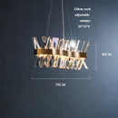 GobekUsa Gold Crystal LED Chandelier for Dinning Room