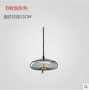 GobekUsa Hemp Rope Knot Pendant Lights - Suspendu Glass Hanging Lamp