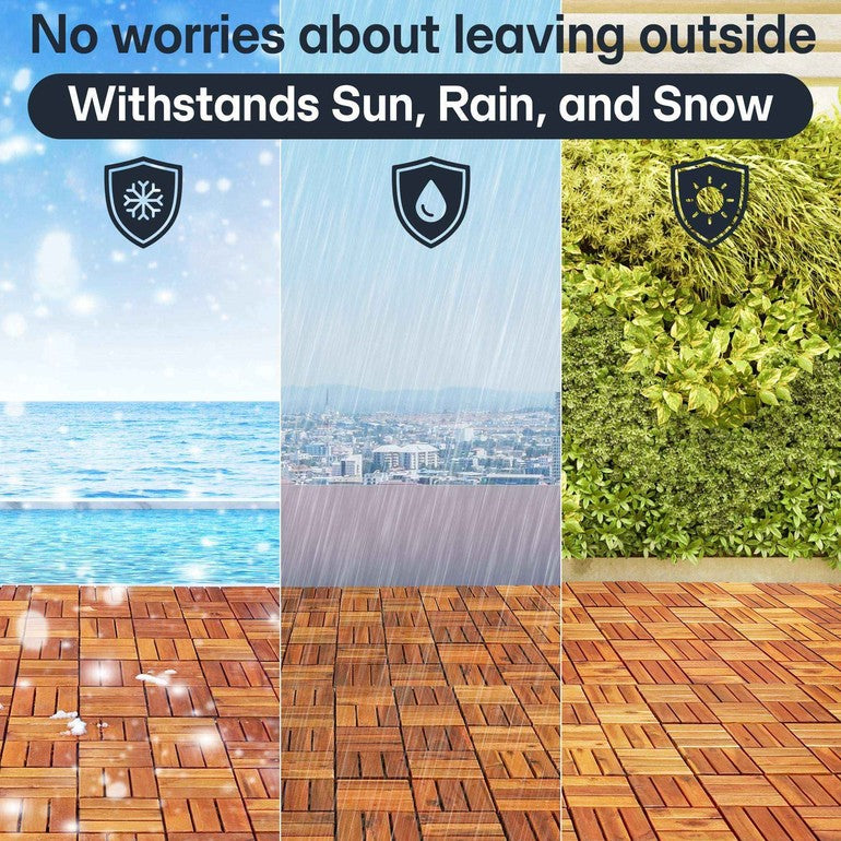 Solid Wood Deck Tiles Set 10, photo 6 of 18