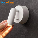 GobekUsa LED Reading Wall Lamp with Switch | 350º Rotation | 3W Bedside Sconce for Home Decor