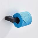GobekUsa Black Bathroom Hardware Set: Robe Hook, Towel Rail, Rack, Shelf, Tissue Holder & More