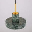 GobekUsa Green Marble Pendant Light - Modern Luxury Indoor Lighting for Dining Room & Bedroom