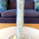 GobekUsa Crystal Diamond Glass Candle Holder for Home Decor