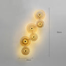 GobekUsa Glass Aisle Wall Light - Modern Light Luxury Wall Lamp for Living Room