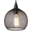 GobekUsa Black Metal Chandelier with E27 Edison Bulb Socket for Kitchen, Restaurant, Cafe