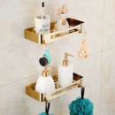 GobekUsa Gold Bathroom Hardware Set for Towels, Paper, Brushes, and More