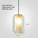 GobekUsa Modern LED Glass Pendant Lights for Dining Hall, Restaurant, and Hotel Lighting