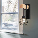 GobekUsa Industrial Iron Wall Sconce LED Fixture for Cafe Bar Loft Decoration