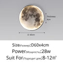 GobekUsa LED Moon Wall Lamp: Modern, Nordic, Minimalist, Bedroom, Living Room Decor