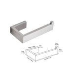 GobekUsa Brushed Bath Hardware Set: Robe Hook, Towel Bar, Shelf, Tissue Holder, Toothbrush Stand