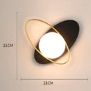 GobekUsa Glass Gold LED Wall Lamp for Chic Indoor Lighting