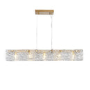 GobekUsa Glass Chandelier: Modern Minimalist Luxury Lighting for Restaurant, Bar, and Home