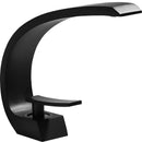 GobekUsa Black/Gold Basin Faucet Modern Bathroom Mixer Tap, Single Handle Waterfall Hot Cold