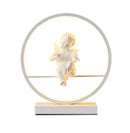 GobekUsa Angel Doll Bird Table Lamp: Romantic LED Lighting for Home Decor