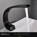 GobekUsa Gold Basin Faucet: Deck Mount Black Chrome Mixer for Bathroom Washbasin