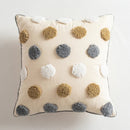 GobekUsa Handmade Moroccan Geometric Dots Stripe Pillow Cover for Sofa Bed