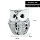 GobekUsa Golden Owl Figurines: Resin Animal Statues for Home Decor & Gifts