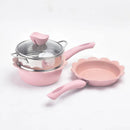 GobekUsa 16cm Non-Stick Baby Food Pot with Maifan Stone Coating