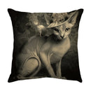 GobekUsa Cute Cat Sofa Cotton Linen Cushion Cover Pillowcase Home Decor Pillow