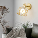 GobekUsa Iron Cage LED Wall Light for Home Decor Indoor Lighting Fixture