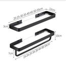 GobekUsa Glass Corner Shelf with Bar for Bath and Kitchen Storage