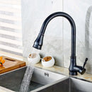 GobekUsa Kitchen Faucet: Oil Rubbed Bronze Finish, 360° Rotating Hot Cold Mixer Tap
