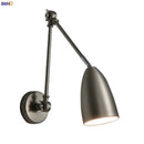 GobekUsa Adjustable Swing Long Arm LED Wall Lamp for Bedroom Study Living Room