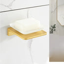 GobekUsa Brushed Gold Bathroom Set: Shelf, Towel Rack, Holder, Toilet Brush - Bath Hardware