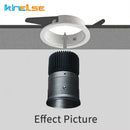 GobekUsa Adjustable Anti-Glare Ceiling Downlight with GU10/MR16 Lamp Base for Indoor Spot Lighting