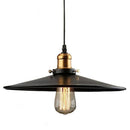 Vintage Black Iron Umbrella Pendant Light