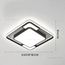 GobekUsa Geometry LED Ceiling Light: Modern Nordic Light Luxury for Living Room Decor