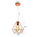 GobekUsa Industrial Pendant Lights E27 LED Hanging Lamp Modern Loft Lighting for Home