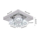 GobekUsa Crystal LED Ceiling Chandelier Modern Lighting Fixture for Home Hotel Decor
