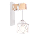 GobekUsa Artistic Metal Iron Wall Lamp for Bedroom Livingroom Restaurant Bar Sconce