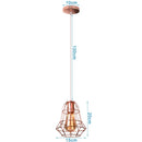 GobekUsa Industrial Pendant Lights E27 LED Hanging Lamp Modern Loft Lighting for Home