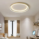GobekUsa LED Minimalist Chandelier in Black/Golden Finish for Living Room and Bedroom