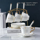 GobekUsa Elegant Bone China Tea Set Luxury Porcelain Coffee Pot Creamer Sugar Bowlcaffold