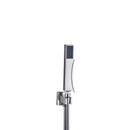 GobekUsa Brushed Nickel Handshower Set with Stainless Steel Hose & Wall Bracket